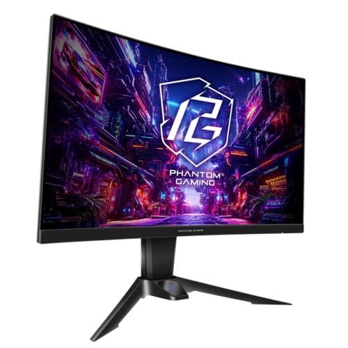 Asrock 27" Phantom Gaming QHD Curved Gaming Monitor (PG27QRT2A)