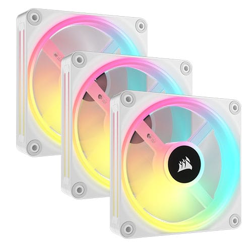 Corsair iCUE LINK QX120 12cm PWM RGB Case Fans (3 Pack)