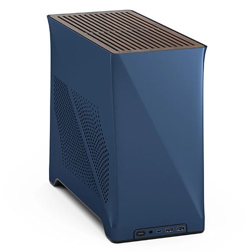 Fractal Design Era 2 ITX (Midnight Blue) Compact Case w/ Walnut Top