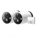 TP-LINK (TAPO C420S2) Smart Wire-Free 2K QHD Outdoor Security 2-Camera System