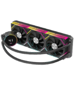 CiT Pro Glacier 360mm Black ARGB CPU Liquid Cooler With Temperature Display - Image 2