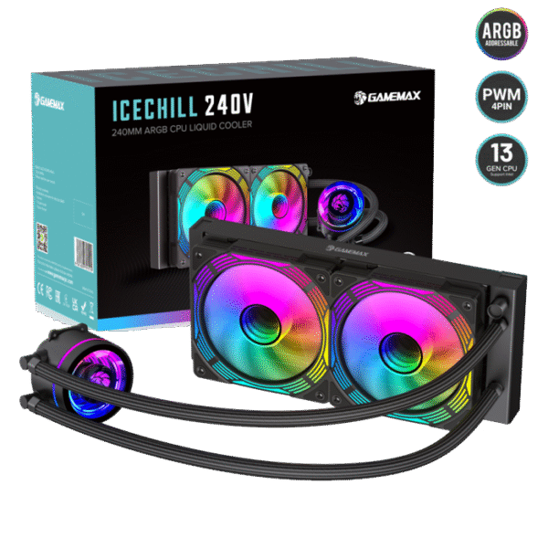 GameMax Ice Chill 240V ARGB CPU Liquid Cooler