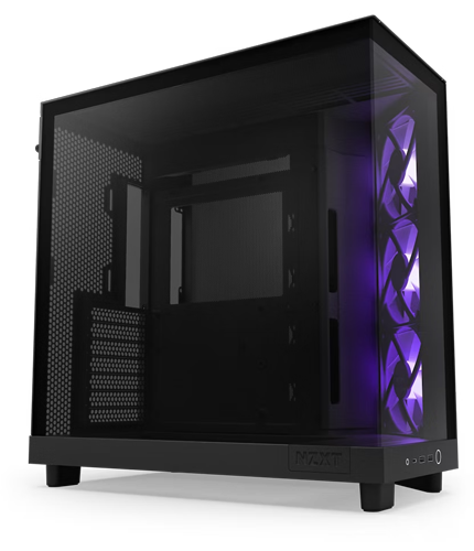 NZXT H6 Flow RGB Mid-Tower Case - Black