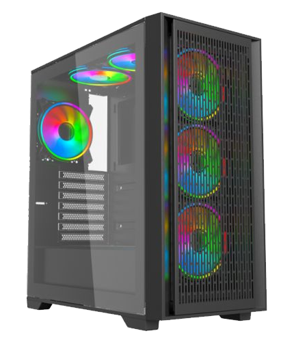 VIDA Versa ARGB PC Case - Black