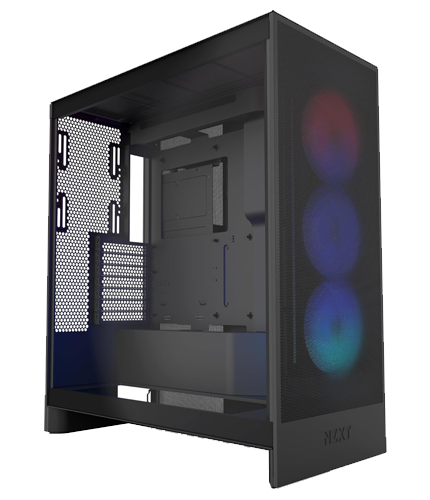 NZXT H7 Flow RGB Mid-Tower Case - Black